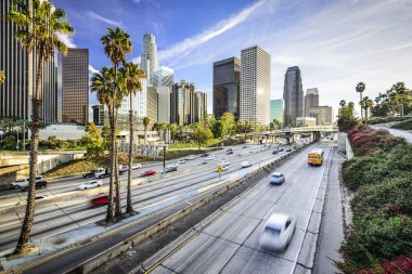 Los Angeles, California şehir manzarası