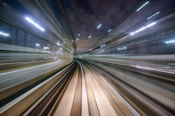 Flou de mouvement monorail — Photo