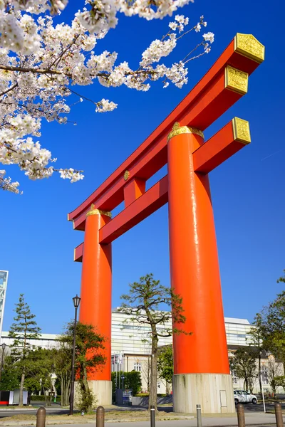 Hlavní brána Heian Shrine — Stock fotografie