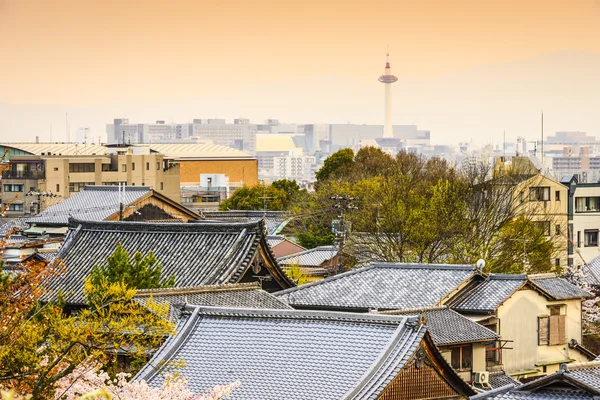 Киото, Япония Skyline — стоковое фото