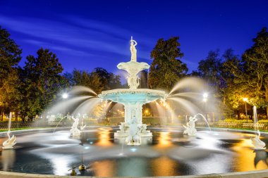 Savannah Georgia Forsyth Parkı