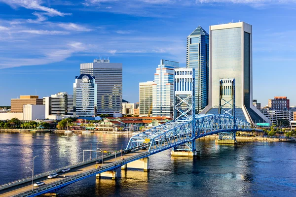 Jacksonville, florida panoramę — Zdjęcie stockowe