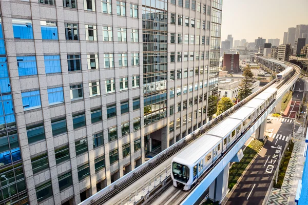 Tokyo Japan Monorail — Stockfoto