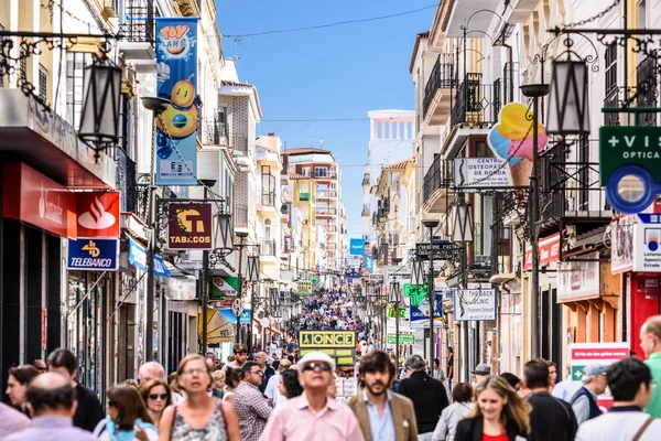 Ronda, Spain shoppinggatan — Stockfoto