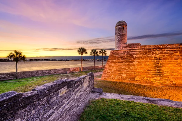 St. augustine, florida spanisches fort — Stockfoto