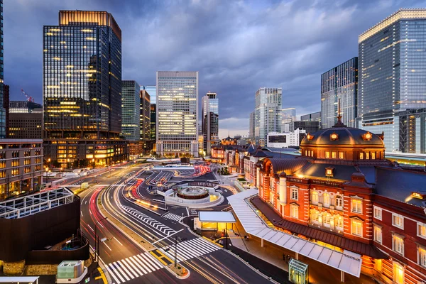 Tokyo Station Paisaje urbano — Foto de Stock