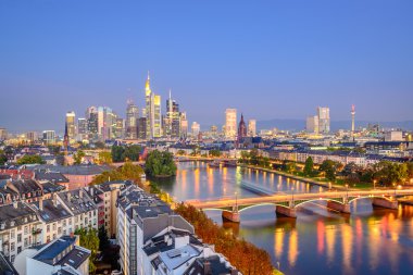 Francoforte, skyline della città Germania