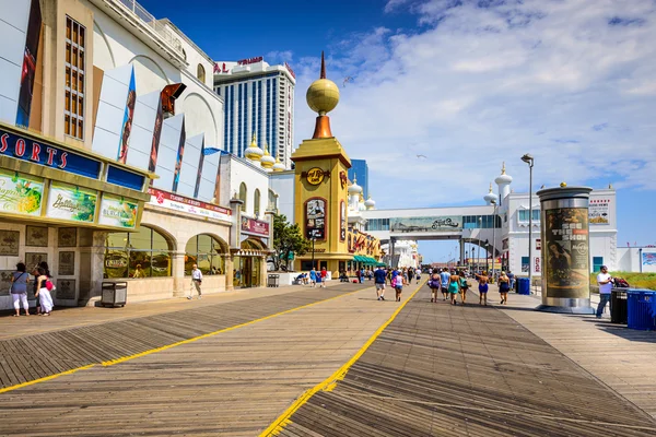 Atlantic City en el paseo marítimo — Foto de Stock