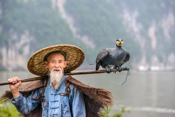 Pescador chinês — Fotografia de Stock