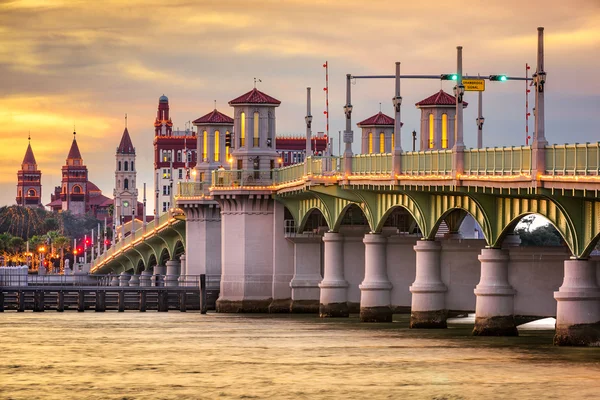 St, Skyline de San Agustín, Florida — Foto de Stock