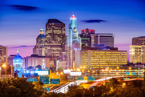 Skyline di Hartford City — Foto Stock