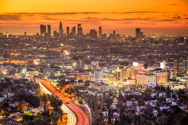 Skyline von Los Angeles — Stockfoto