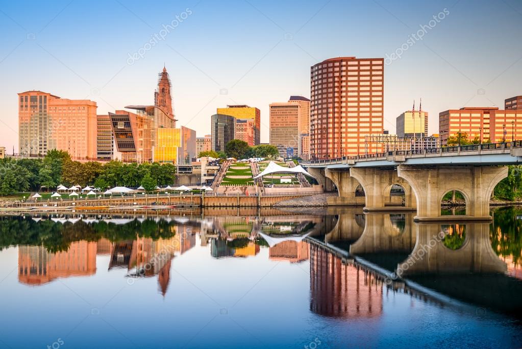 Hartford City Skyline — Stock Photo © sepavone 63902401