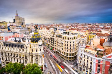 Madrid İspanya Cityscape