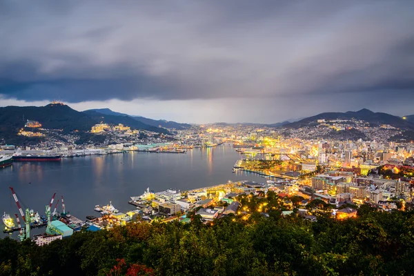 Panoráma města Nagasaki Japonsko — Stock fotografie