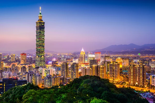 Skyline de taipei — Foto de Stock