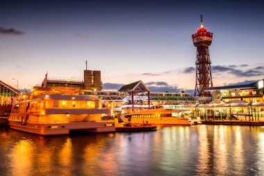 Fukuoka, Japonya Waterfront manzarası