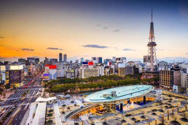 Nagoya Japonya şehir manzarası