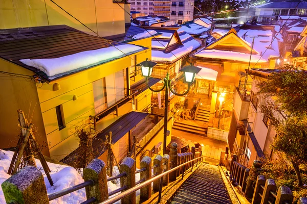 Shibu onsen gasse treppe — Stockfoto