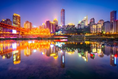 Chongqing China Skyline clipart