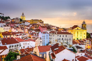 Alfama, Lizbon, Portekiz Cityscape