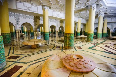 Hassan Ii büyük Camisi abdest yıkama odası