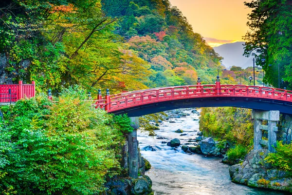 Shinkyo święte most w Japonii — Zdjęcie stockowe