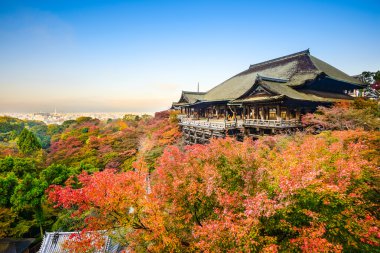 Kiyomizu Dera in Autumn clipart