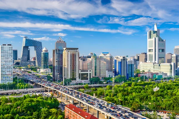 Gród Cbd Beijing, Chiny — Zdjęcie stockowe