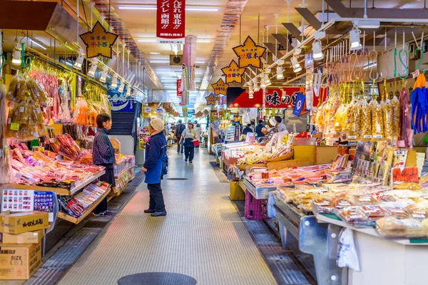 Mercado de alimentos hokkaido — Fotografia de Stock