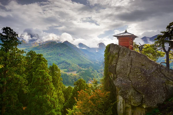 Temple de la montagne Yamadera — Photo