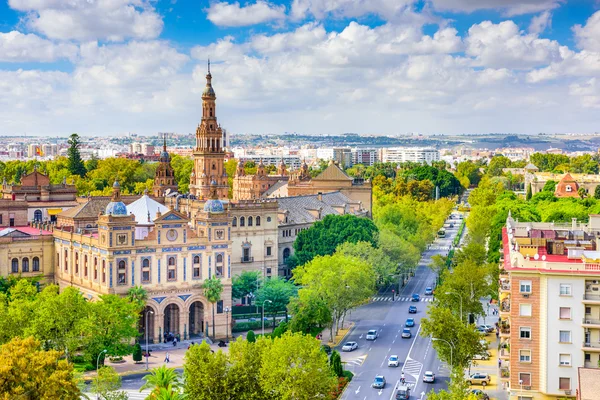 Skyline von Sevilla — Stockfoto