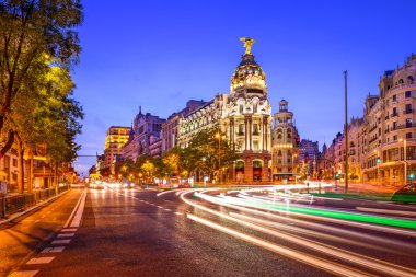 Madrid İspanya Cityscape