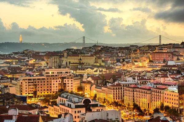 Paysage urbain de Lisbonne — Photo