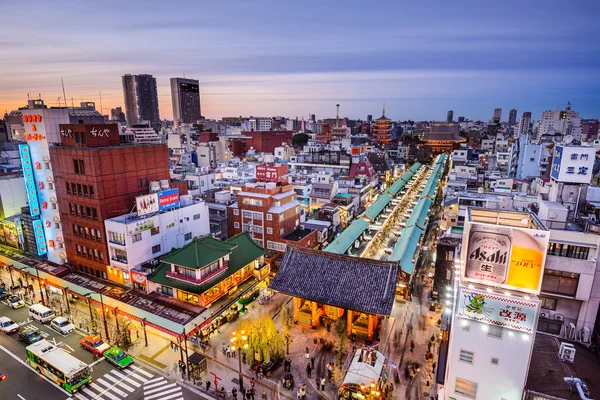 Asakusa, Tokyo Skyline - Stock-foto