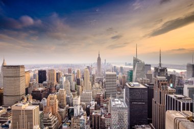 New York şehrinin silüeti