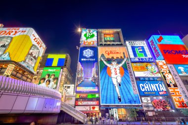 Dotonbori osaka kanalda