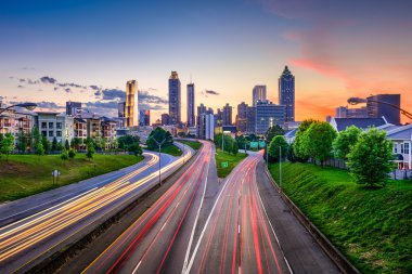 Şehir Atlanta Georgia manzarası