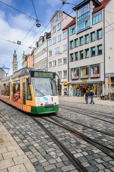 Augsburg tramvay — Stok fotoğraf