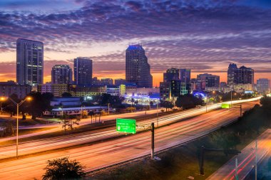 Orlando Florida USA skyline clipart