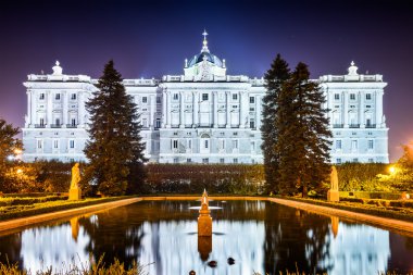 Madrid Royal Palace clipart