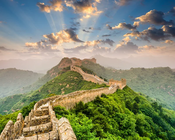 Μεγάλος τοίχος της Κίνας — Φωτογραφία Αρχείου