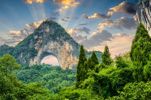 Mondhügel von Guilin China — Stockfoto