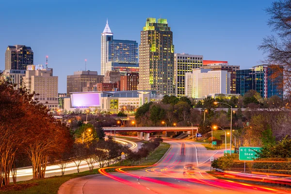 Skyline di Raleigh — Foto Stock