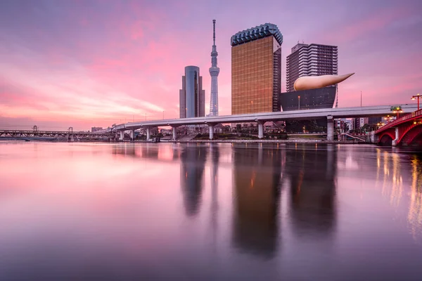 На світанку Токіо, Японія — стокове фото