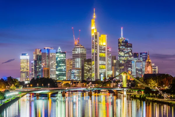 Skyline de Frankfurt — Fotografia de Stock