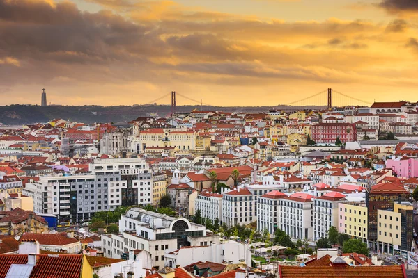 Skyline von Lissabon — Stockfoto