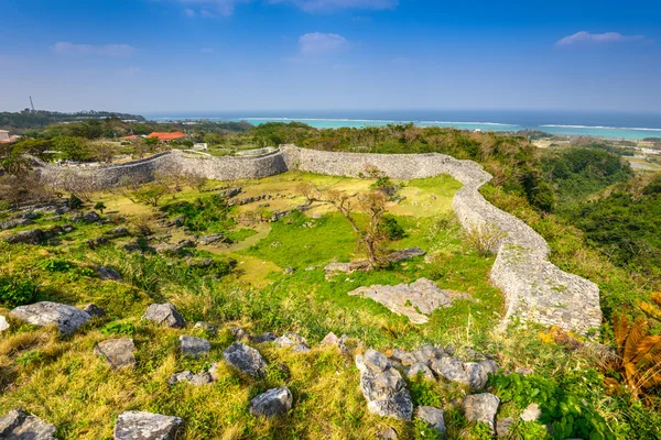 Zříceniny hradu Okinawa — Stock fotografie