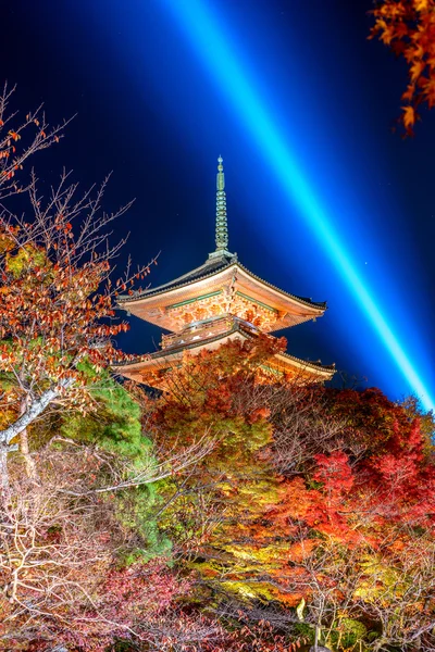 Svatyně Kiyomizu podzim — Stock fotografie