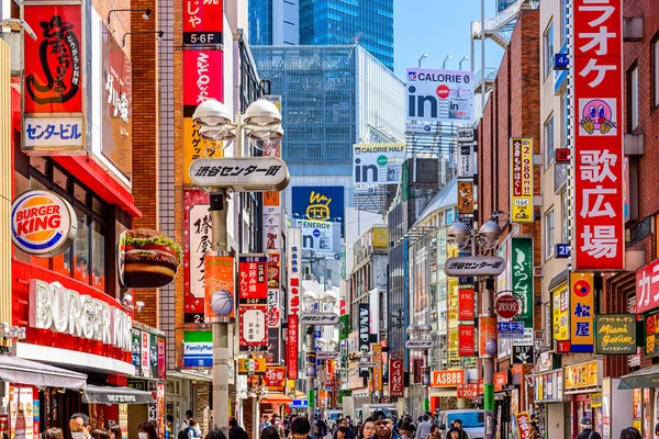 Shibuya tokyo paisaje urbano — Foto de Stock